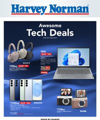 Harvey Norman Catalogue Awesome Tech Deals September 16 - 22, 2025