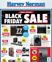 Harvey Norman Catalogue Electrical Appliances Black Friday Sale November 20 - 27, 2025