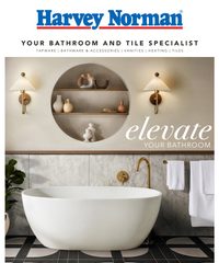 Harvey Norman Catalogue Elevate Your Bathroom October 3 - November 3, 2025