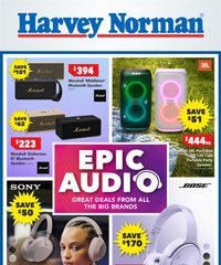 Harvey Norman Catalogue Epic Audio May 3 - 12, 2025