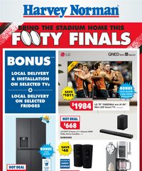 Harvey Norman Catalogue Footy Finals #2 September 10 - 17, 2025