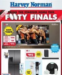 Harvey Norman Catalogue Footy Finals #3 September 17 - 24, 2025