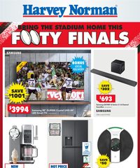 Harvey Norman Catalogue Footy Finals #4 September 25 - October 7, 2025