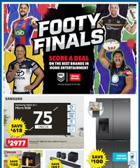 Harvey Norman Catalogue Footy Finals September 24 - October 4, 2026