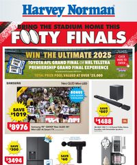 Harvey Norman Catalogue HN Footy Finals 1 September 4 - 10, 2025