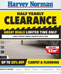 Harvey Norman Catalogue HN June Flooring Clearance June 1 - 30, 2025