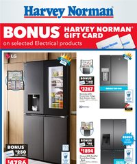 Harvey Norman Catalogue Home Appliance Bonus Gift Card August 8 - 19, 2025