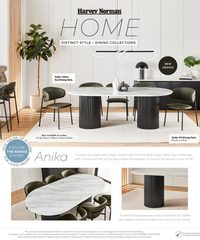 Harvey Norman Catalogue HOME – Distinct Style Dining Collections July 15 - September 30, 2025
