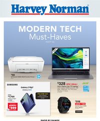 Harvey Norman Catalogue Modern Tech Must-Haves July 9 - 27, 2025