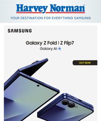 Harvey Norman Catalogue Samsung Out Now August 1 - 13, 2025