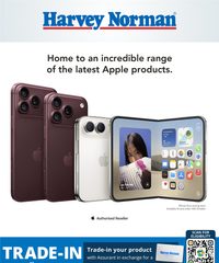 Harvey Norman Catalogue September Apple September 23 - October 14, 2026