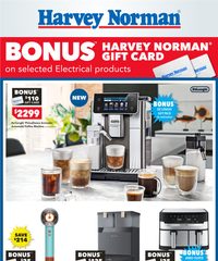 Harvey Norman Catalogue Small Appliance Bonus Gift Card August 15 - 22, 2025
