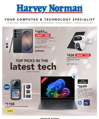 Harvey Norman Catalogue Top Picks in the Latest Tech September 19 - 21, 2026
