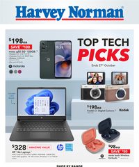 Harvey Norman Catalogue Top Tech Picks October 17 - 27, 2025