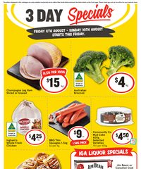 IGA Catalogue August 8 - 10, 2025 3 Day Specials