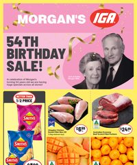 IGA Catalogue October 14 - 21, 2025 Morgan's 54th Birthday Sale