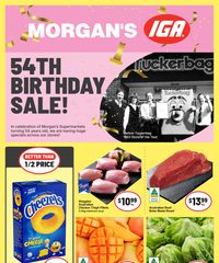 IGA Catalogue October 28 - November 4, 2025 Morgan's 54th Birthday Sale