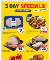 IGA Catalogue October 31 - November 2, 2025 3 Day Specials