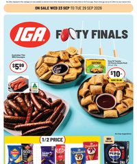 IGA Catalogue September 23 - 29, 2026 QLD Large V1