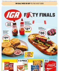 IGA Catalogue September 30 - October 6, 2026 NSW Large V5