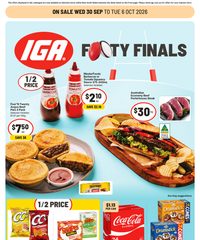 IGA Catalogue September 30 - October 6, 2026 NSW Medium V1