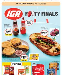 IGA Catalogue September 30 - October 6, 2026 QLD Large V1