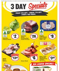 IGA Catalogue September 5 - 7, 2025 3 Day Specials