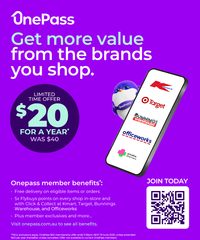 Kmart Catalogue May 8 - June 19, 2025 Get more value from OnePass