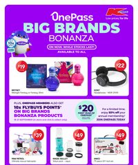 Kmart Catalogue September 18 - 21, 2025 OnePass Big Brands Bonanza