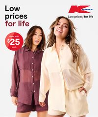 Low Prices For Life - October Apparel Kmart Catalogue September 30 - October 21, 2026