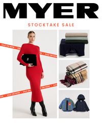 Myer Catalogue May 24 - July 5, 2026 Stocktake Sale