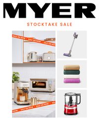 Myer Catalogue May 25 - July 5, 2026 Stocktake Sale