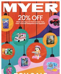 Myer Catalogue October 26 - November 16, 2025 Toy Sale