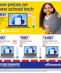 Officeworks Catalogue December 31, 2025 - February 8, 2026 Low Prices on New School Tech