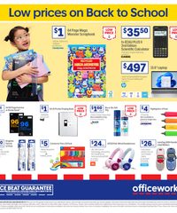 Officeworks Catalogue January 1 - February 8, 2026 Low Prices on Back to School