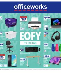 Officeworks Catalogue May 27 - June 30, 2026 EOFY It's Tax Time