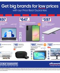 Officeworks Catalogue May 7 - 26, 2025 Get Big Brands for Low Prices