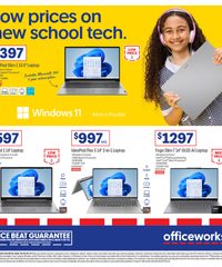 Officeworks Catalogue September 30 - December 31, 2025 Low Prices on New School Tech