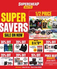 Supercheap Auto Catalogue October 14 - November 2, 2025 Super Savers