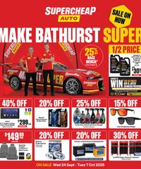 Supercheap Auto Catalogue September 23 - October 7, 2025 Make Bathurst Super