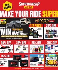 Supercheap Auto Catalogue September 9 - 21, 2025 Make Your Ride Super