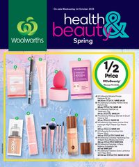 Spring Health & Beauty Woolworths Catalogue October 1 - 7, 2025 NSW