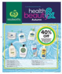 Woolworths Catalogue Health & Beauty 15 21 May 2024 page 1 thumbnail