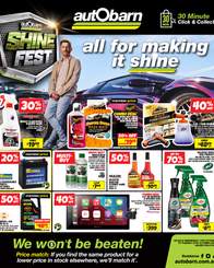 Autobarn All For making It Shine October 14 - 27, 2026