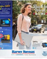Harvey Norman Catalogue Back to Work Feb 2018