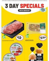 IGA 3 Day Specials October 16 - 18, 2026