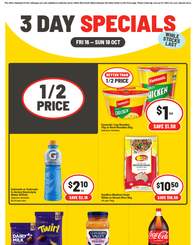 IGA 3 Day Specials October 16 - 18, 2026