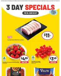 IGA 3 Day Specials October 16 - 18, 2026