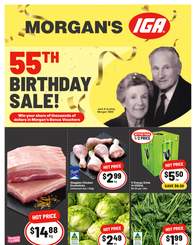 IGA Catalogue IGA Morgan's 55th Birthday Sale October 28 - November 3, 2026