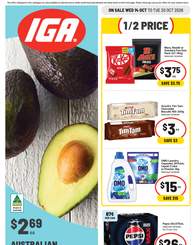 IGA SA Medium October 14 - 20, 2026
